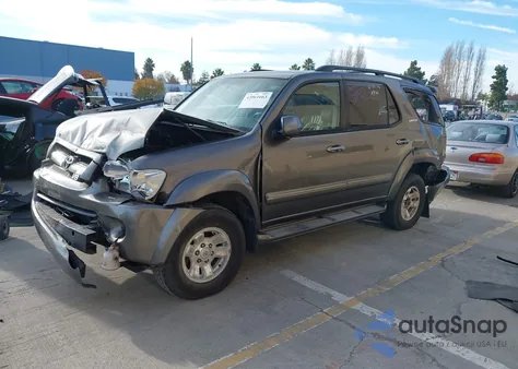2006 Toyota Sequoia Limited V8 из США, поврежденный, VIN 5TDZT38A86S273058